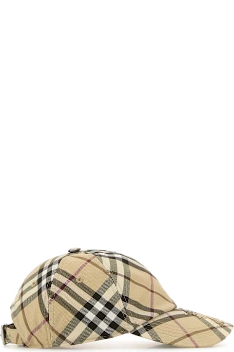 Burberry إكسسورات الشعر لـ السيدات Burberry Embroidered Canvas Baseball Cap