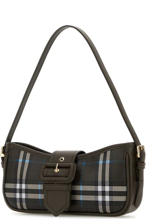 Fashion for Women Burberry Printed Canvas Shoulder Bag