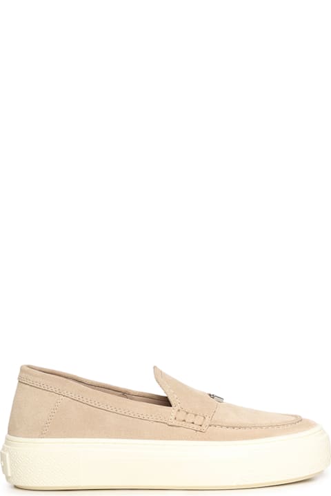 Hogan Crosswind Suede Loafers