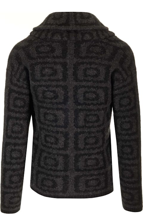 Gabriele Pasini for Men Gabriele Pasini Wool Jacquard Cardigan