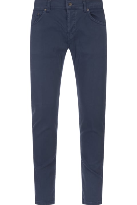 Jeans for Men Dondup Mius Slim Fit Jeans In Blue Bull Stretch