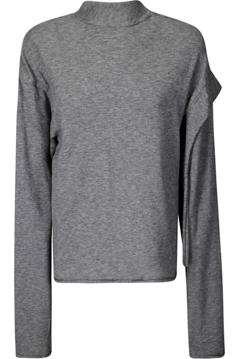 Ottolinger سترات لـ السيدات Ottolinger Strap Knit Loose Longsleeve