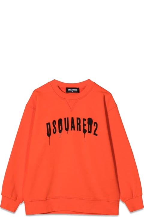 Dsquared2 for Boys Dsquared2 Sweatshirt Crewneck Front Logo