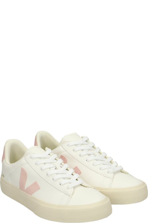 Campo Sneakers In White Leather