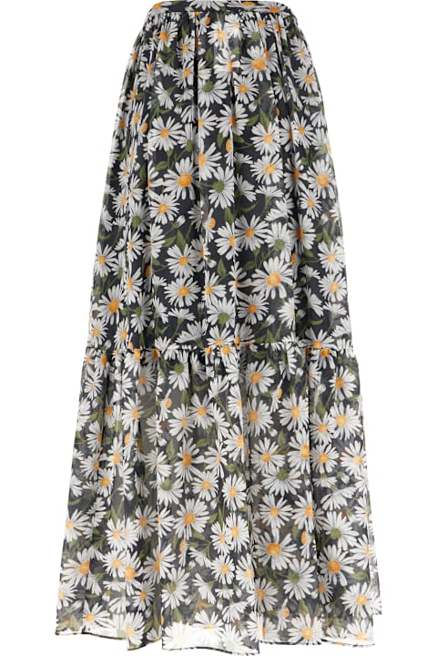 Weekend Max Mara for Women Weekend Max Mara Printed Silk Skirt