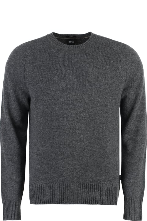 Hugo Boss Sweaters for Men Hugo Boss Crew-neck Cashmere Sweater