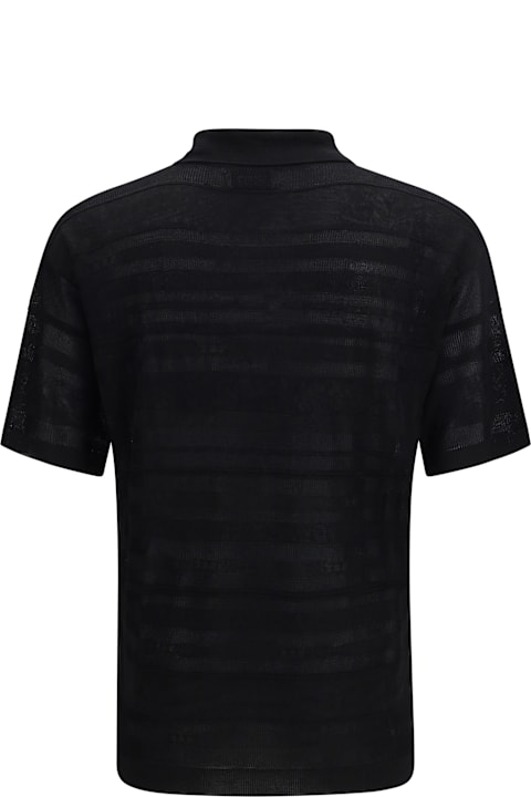 Laneus لـ Women Laneus Lightweight Jacquard Polo