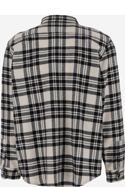 Woolrich Shirts for Men Woolrich Cashmere Shirt With Check Pattern By Todd Snyder