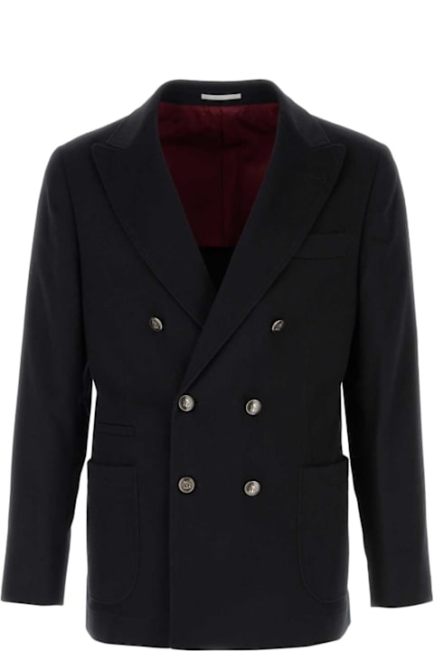 Homeware Brunello Cucinelli Black Wool Blend Blazer