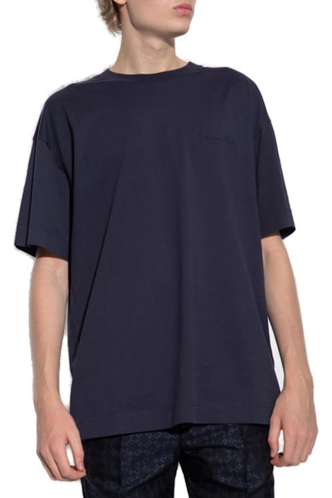 Givenchy Topwear for Men Givenchy Logo Detailed Crewneck T-shirt