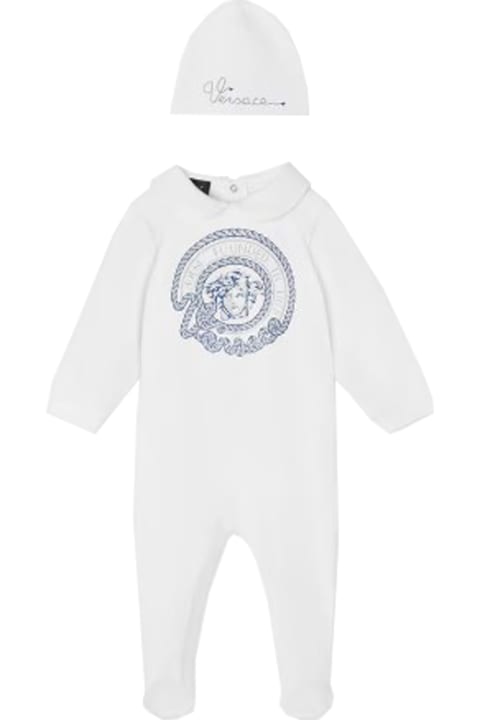 Fashion for Baby Boys Versace Nautical Medusa Onesie