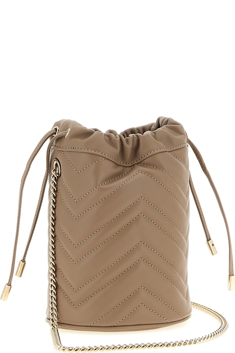 Shoulder Bags for Women Gucci 'gg Marmont' Small Bucket Bag