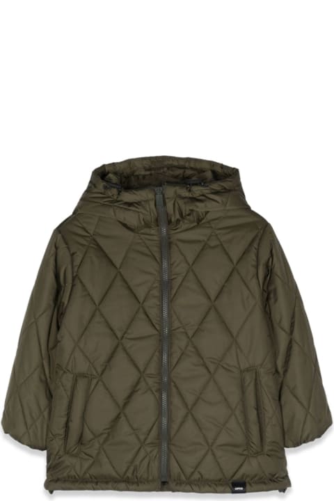 Aspesi for Kids Aspesi Quilted Down Jacket With Hood