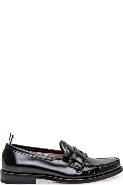 Thom Browne Flat Shoes for Women Thom Browne Leather Loafer