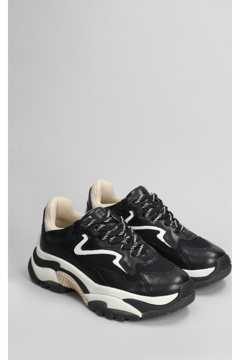 スニーカー Ash ADDICT SNEAKERS Ash Addict Sneakers In Black Leather And Fabric | italist