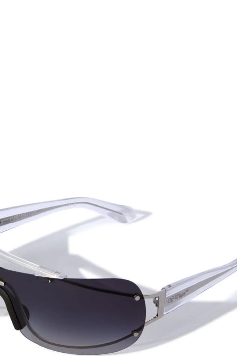 Off-White Accessories for Men Off-White Black Big Wharf Sunglasses