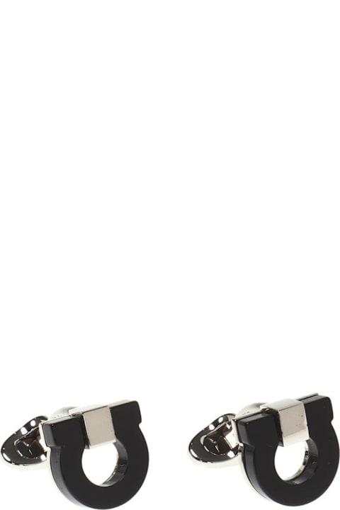 Ferragamo حُلي لـ القسم الرجالي Ferragamo Gancini Cufflinks