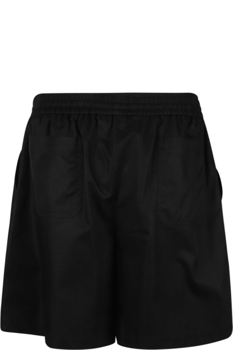 Valentino Sale for Men Valentino Drawstring Waist Plain Shorts