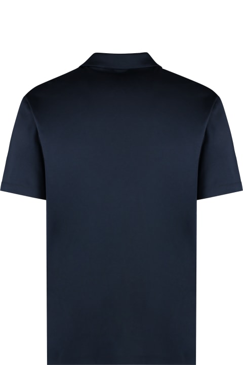 Giorgio Armani Topwear for Men Giorgio Armani Short Sleeve Cotton Polo Shirt