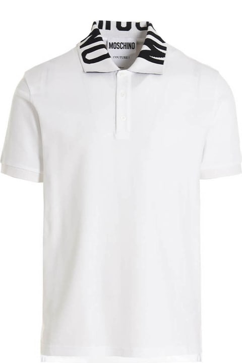 Moschino for Men Moschino Logo Collar Polo Shirt