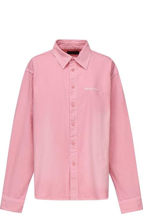 Balenciaga Clothing for Women Balenciaga Large Fit Denim Shirt