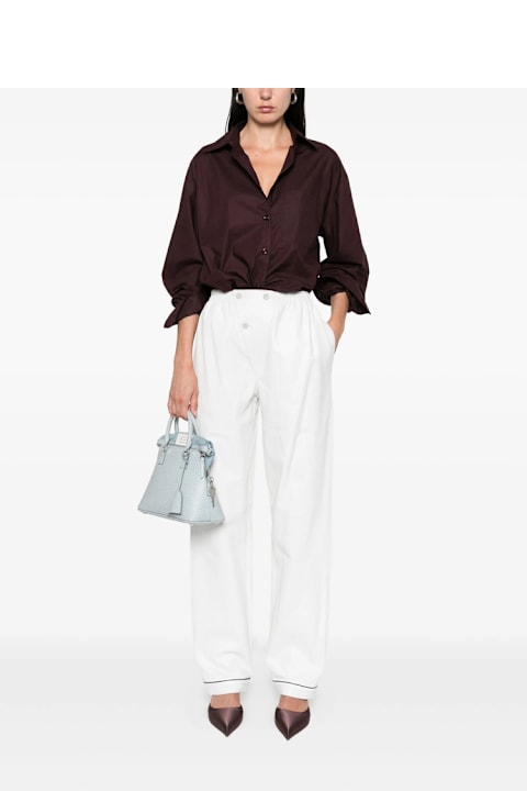 Prada for Kids Prada Leather Pant