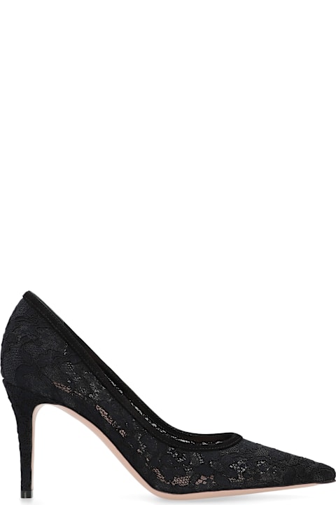 Gianvito Rossi Claudia's Lace Neckline