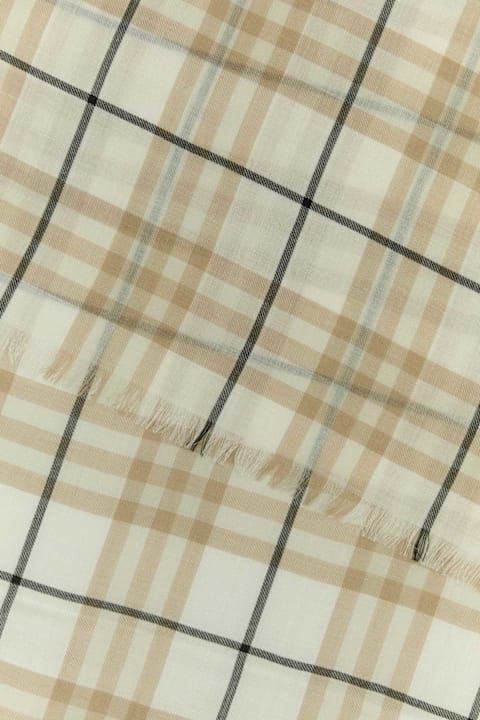 Scarves & Wraps for Women Burberry Embroidered Cashmere Blend Scarf