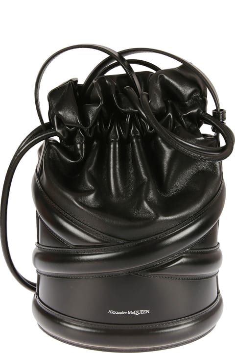 Alexander McQueen Totes for Women Alexander McQueen Soft Curve Large Bucket Bag
