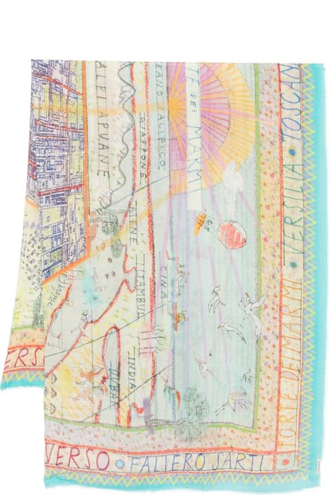 Faliero Sarti for Men Faliero Sarti Forte Dei Marmi Silk Blend Stole