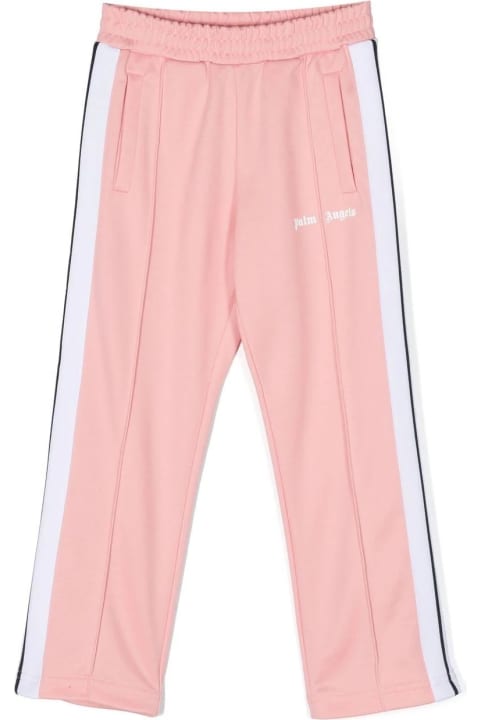 Fashion for Girls Palm Angels Pink Track Trousers With Logo
