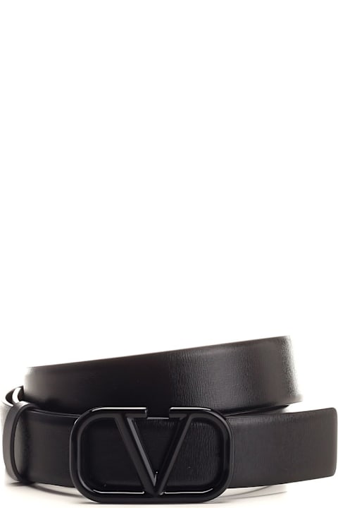 Belts for Women Valentino Garavani 'v Logo' Buckle Belt