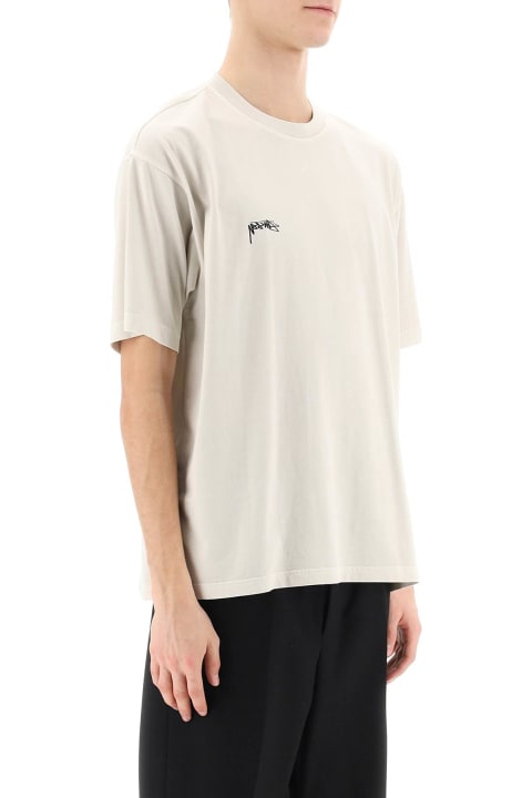 Stussy Topwear for Men Stussy Inside-out Crew-neck T-shirt