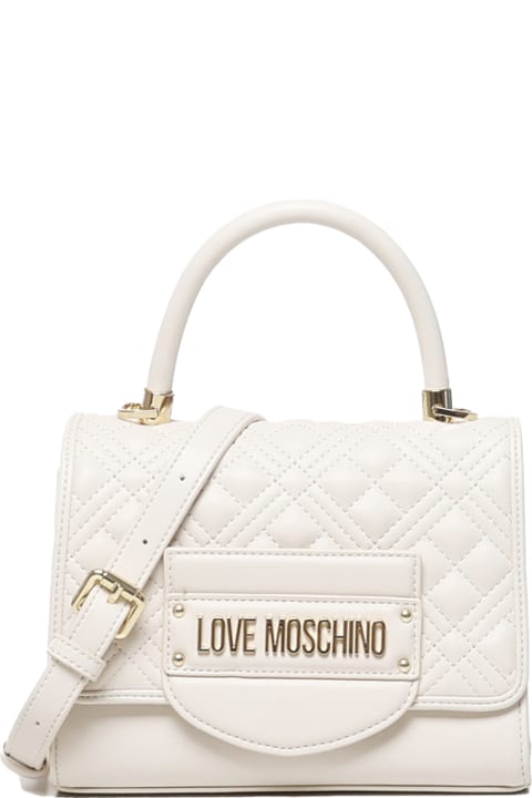 Fashion for Women Love Moschino Quilted Bag With Logo