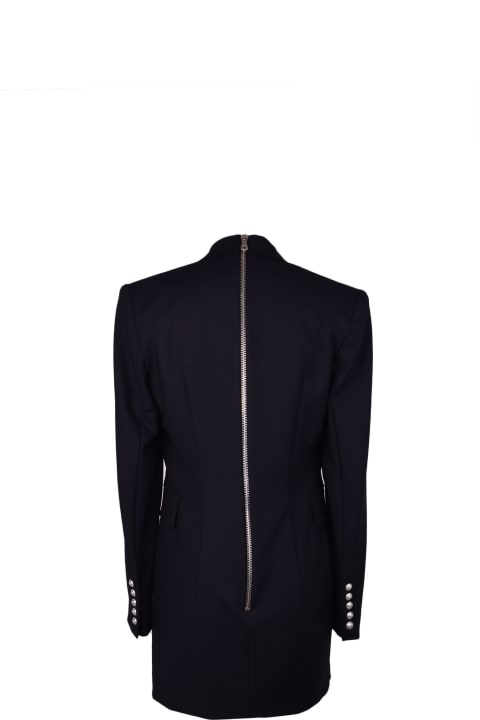 Coats & Jackets for Women Balmain Wool Blend Dress
