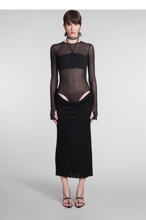 Fashion for Women ANDREĀDAMO Dress In Black Viscose