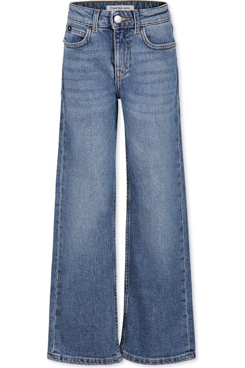 Calvin Klein لـ Kids Calvin Klein Blue Jeans For Girl