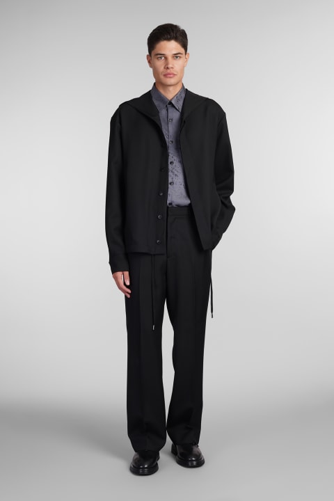 costumein Pants for Men costumein Alain Pants In Black Wool