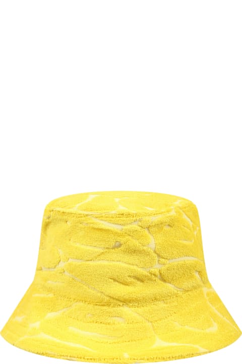 Molo Accessories & Gifts for Boys Molo Yellow Cloche For Kids With Smiley