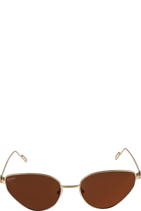 Cartier Eyewear Eyewear for Women Cartier Eyewear Cat-eye Logo Sunglasses