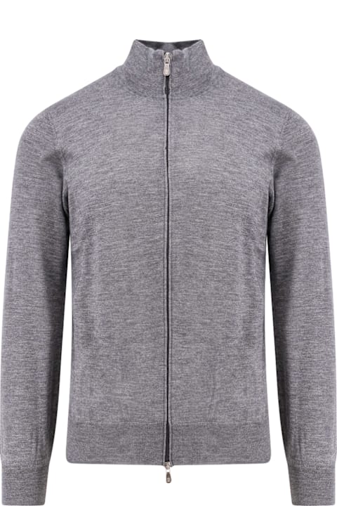 Brunello Cucinelli Sweaters for Men Brunello Cucinelli Cashmere And Silk Cardigan With Zip