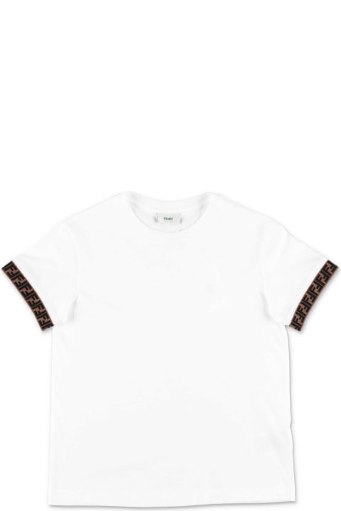 ボーイズ FendiのTシャツ＆ポロシャツ Fendi Ff Trim T-shirt