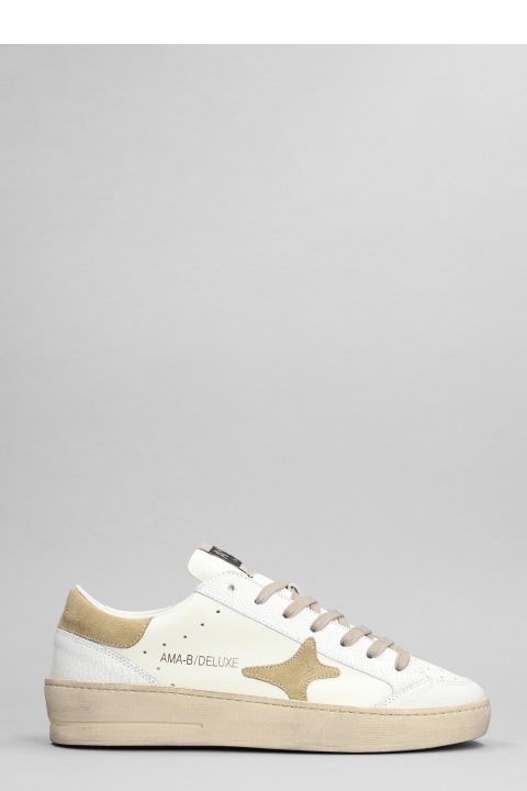 Sneakers In White Leather
