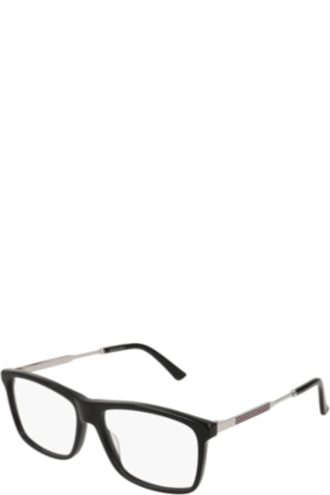 Gucci Eyewear Eyewear for Men Gucci Eyewear Gg0303o003 Black Silver Transpar