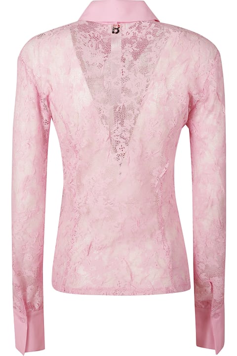 Blugirl Topwear for Women Blugirl Floral Lace Shirt