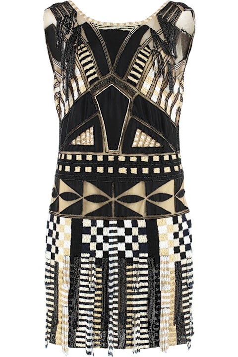 Homeware Alberta Ferretti Embroidered Mini Dress