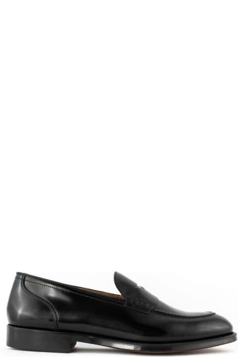 Doucal's Loafers & Boat Shoes for Men Doucal's Penny Loafer In Black Leather