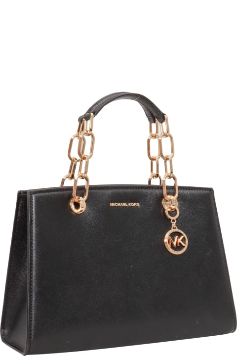 Fashion for Women Michael Kors Black Mid Satchel Bag