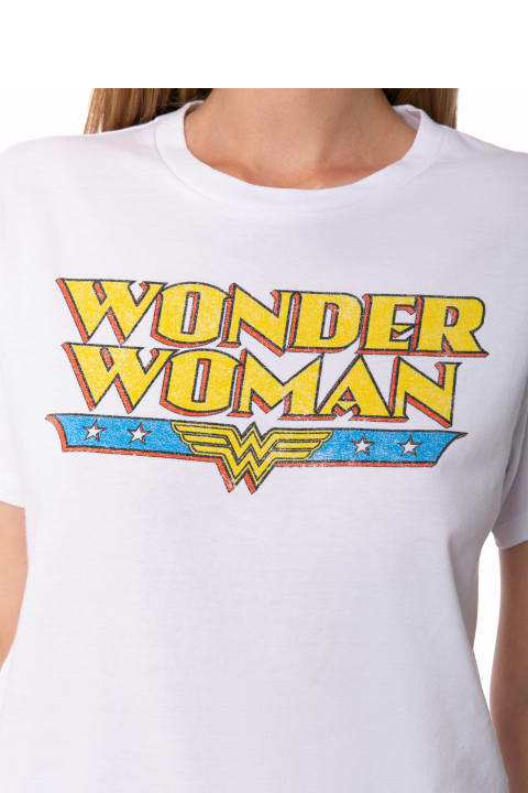 ウィメンズ新着アイテム MC2 Saint Barth Woman Cotton T-shirt With Wonder Woman Print | Warner Bros. Special Edition