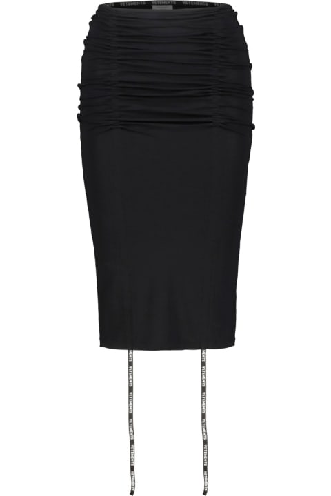 VETEMENTS Clothing for Women VETEMENTS Gathered Jersey Skirt
